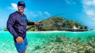 Fishing the most BEAUTIFUL Tropical Island in the USA! Eating what you catch Living from the ocean.