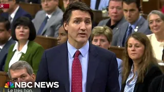 Canadian Prime Minister Trudeau responds to vehicle explosion at border