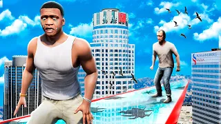 Can FRANKLIN Survive This GLASS BRIDGE In GTA 5? (Mods)