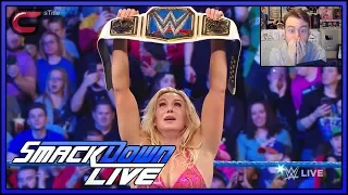 Charlotte Flair Wins The Smackdown Womens Championship Reaction