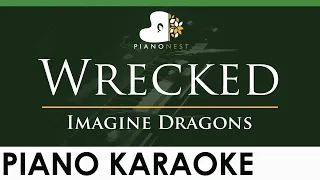 Imagine Dragons - Wrecked - LOWER Key (Piano Karaoke Instrumental)