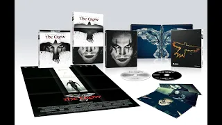 The Crow 4K Steelbook schwarzes Artwork (4K UHD + Blu-ray) Import aus Italien mit dt. Ton Unboxing