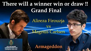 CCT Julius Baer Generation Cup 2023 Grand Final  |  Alireza Firouzja vs Magnus Carlsen