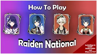 RAIDEN NATIONAL in 4 MINUTES (EASY Build Guide, Rotation and When to Use)