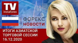 16.12.2020: Рынки готовы продавать доллар: прогноз USDX, USD/JPY, AUD/USD