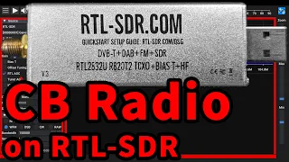 Listen CB Radio on an SDR with SDR++. Easy Software Defined Radio antenna. RTLSDR