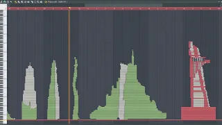 How does Fictional Buildings Sounds Like - MIDI Art