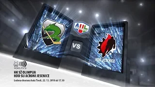 AHL: HK SŽ Olimpija - HDD SIJ Acroni Jesenice