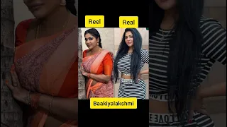 💢Vijay tv serial villi actress Reel vs Real😳💥✨ #vijaytvserial #serialupdate #trendingshorts #villi