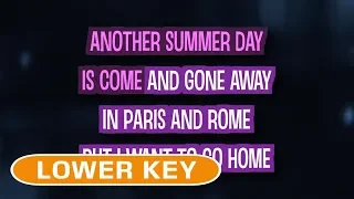 Home (Karaoke Lower Key) - Michael Buble