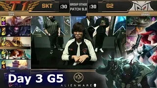 SK Telecom T1 vs G2 eSports | LoL MSI 2019 Group Stage Day 3 | SKT vs G2
