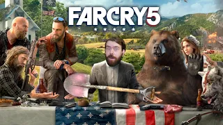 Реакция на Far Cry 5. (Забавные моменты с Recrut999 и Мишей Miklrabbit)