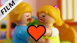 Playmobil Film Deutsch PAPAS + MAMAS ERSTER KUSS ALS KINDER! FLASCHENDREHEN! Familie Vogel