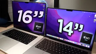 MacBook Pro 14" vs 16": One Month Later - M1 Pro vs Max - What I Pick?