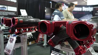 Performance Design LSX Carbon Fiber Cross Ram Intake Manifolds at SEMA