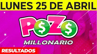 Resultados de Pozo Millonario del Lunes 25 de Abril del 2022