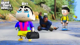Shinchan Left Franklin & Nobita & Started With New Parents in Gta5