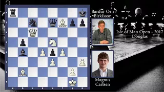 Game of exchange sacrifices by Carlsen