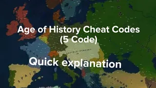 Age of History cheats (5 cheats)