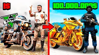 MOTOS de POLICIA de 1$ vs 1.000.000$ en GTA 5!