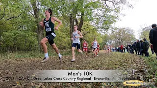 Men's10K - 2021 NCAA DI Great Lakes Cross Country Regional