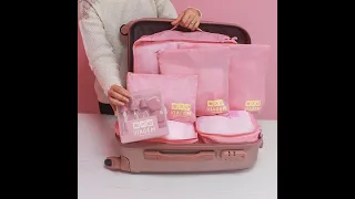 KIT ORGANIZADOR JACKI DESIGN DE MALAS DE 6 PEÇAS