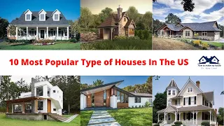 10 Most Popular Types of Houses In US | Types of Houses Popular in USA | USA House Types