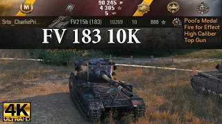 FV215b (183) video in Ultra HD 4K🔝 10269 dmg, 10 kills, 888 exp 🔝 World of Tanks ✔️