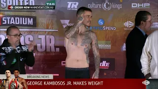 George Kambosos Makes Weight on 2nd Attempt, Says this was All Art of War| Undisputed Fight is On