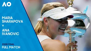 Maria Sharapova v Ana Ivanovic Full Match | Australian Open 2008 Final