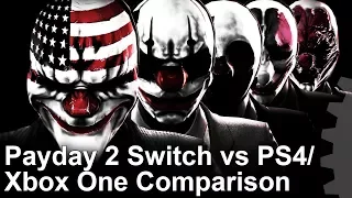 Payday 2 Switch vs PS4/ Xbox One Comparison + Frame-Rate Test