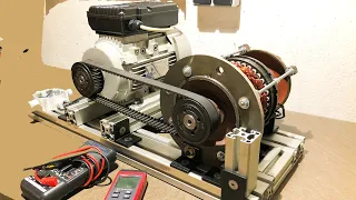 Free energy generator using a stator and strong magnets. FAKE OR NOT-Testing