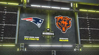 Madden NFL 24 - New England Patriots Vs Chicago Bears Simulation PS5 (Updated Rosters)