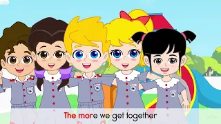 The More We Get Together | Kids Song | Friendship & Unity | Q-dees Nursery Rhymes & Songs for Kids