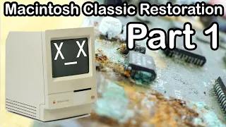 Macintosh Classic Restoration | FAR WORSE THAN I ANTICIPATED | Part 1
