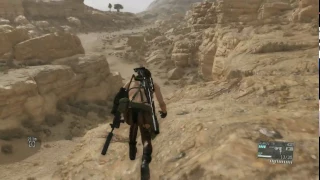 MGS5 Quiet free roam gameplay