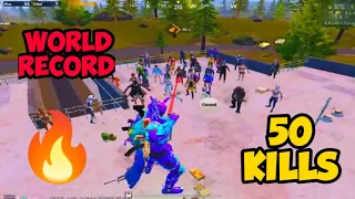 World Record(50 Kills) In BGMI 🔥 #BGMI #50kills