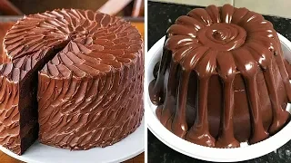 Most Satisfying Chocolate Cakes Video Ever | Yummy Chocolate Cakes Decorating Ideas | Sweet Cake