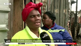 Weather warning in the Western Cape