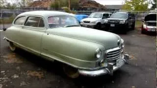 1949 Nash Ambassador Airflyte barnfind 1st time driven in over 44 years