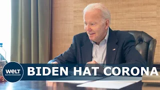 HOMEOFFICE STATT OVAL OFFICE: Amerika in Sorge - US-Präsident Biden hat sich Corona eingefangen