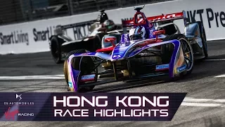 Formula E Hong Kong E-Prix Race Highlights! (DS Virgin Racing Round S4 R2)