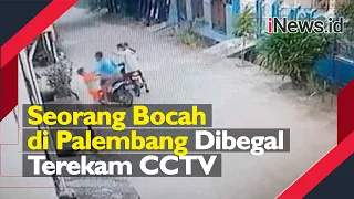 Video Seorang Bocah di Palembang Dibegal Terekam CCTV