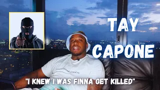 Tay Capone Talks getting Sh0t with a Draco & Opps fumbling the hit in ATL
