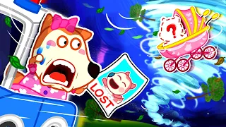 Run! A Big Tornado is Coming 🌪️ Toddler Song 👶 Funny Kids Songs 🎶 Woa Baby Songs