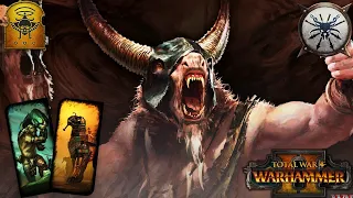 DRAMATIC FINISH AT WARPSTONE CRATER! - Beastmen vs. Tomb Kings - Total War Warhammer 2