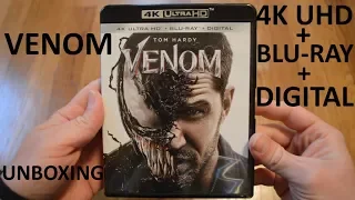 Unboxing Venom 4K Ultra HD + Blu-Ray + Digital