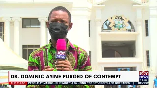 Dr. Dominic Ayine purged of contempt – The Pulse on JoyNews (25-2-21)