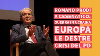 Romano Prodi a ruota libera su Ucraina, Euro, Putin e sulla crisi del PD.