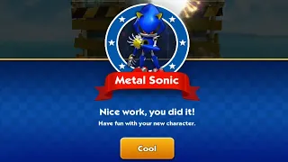 Sonic Dash - Metal Sonic New Character Unlocked and Fully Upgraded - All Boss Eggman & Zazz Gameplay